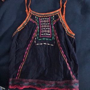 Embroidered Tank Top